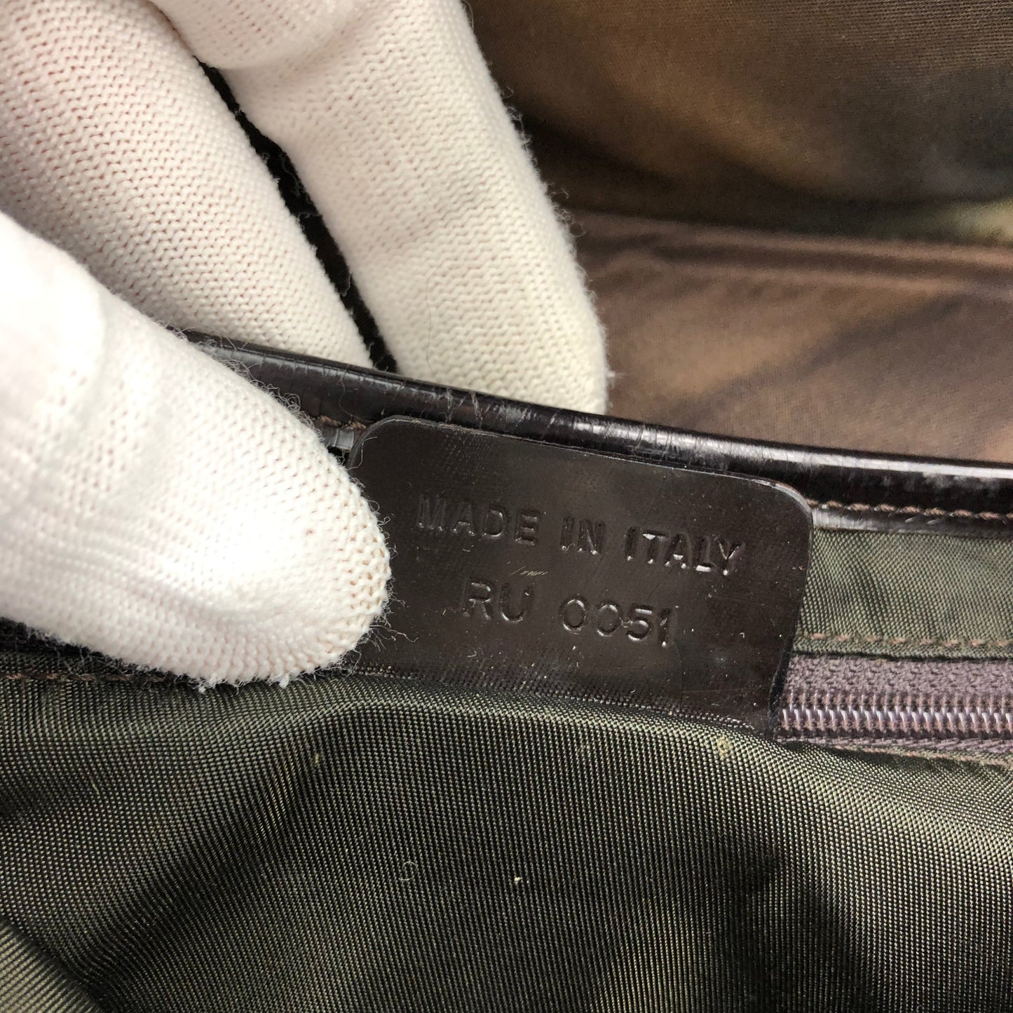 CHRISTIAN DIOR WATERCOLOUR SADDLE BAG