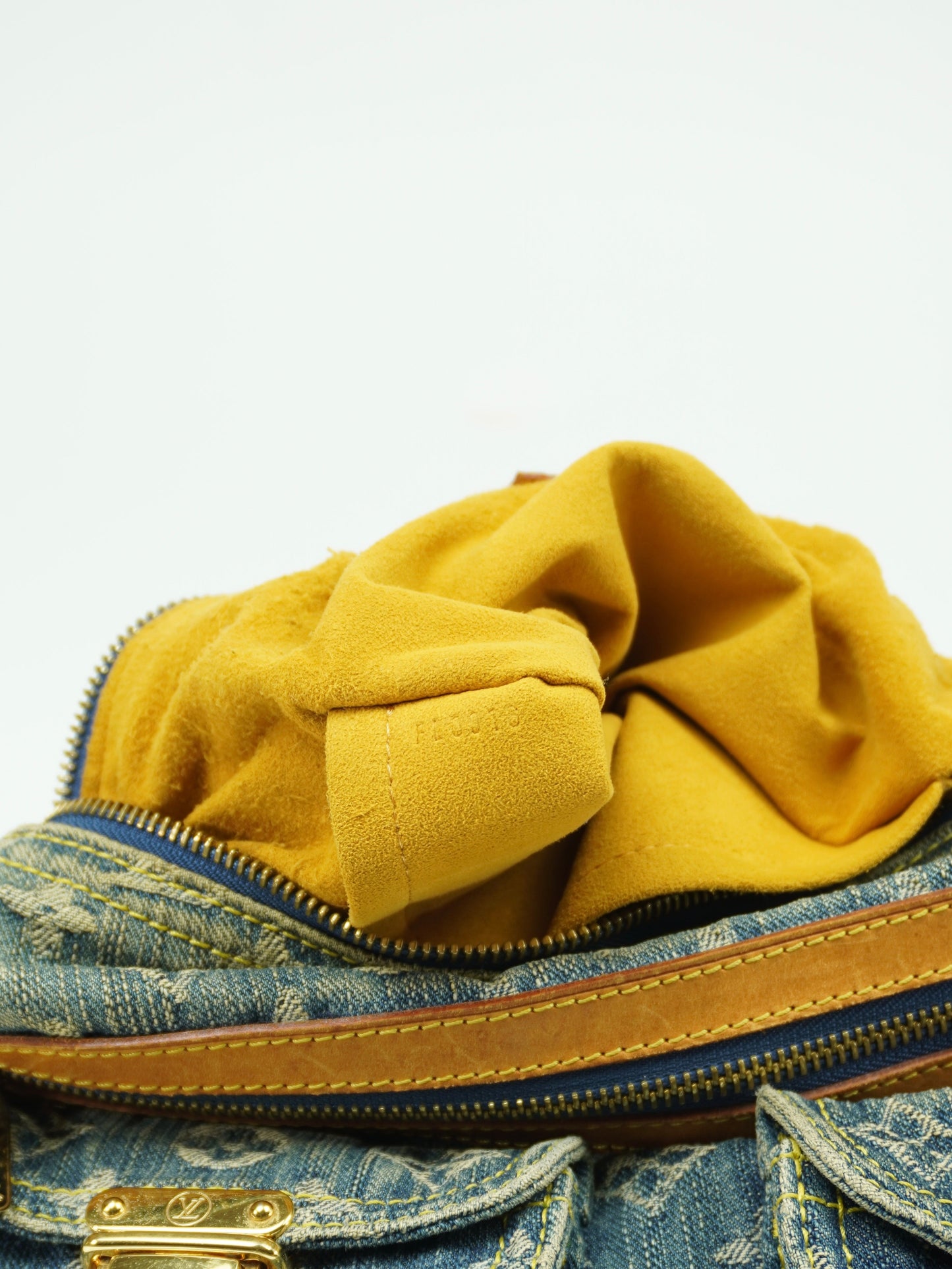 LOUIS VUITTON BAGGY PM DENIM SHOULDER BAG