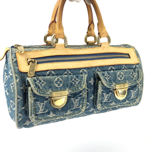 LOUIS VUITTON NEO SPEEDY DENIM BAG