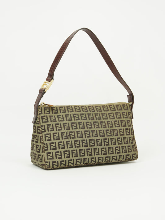 FENDI ZUCCA SHOULDER BAG