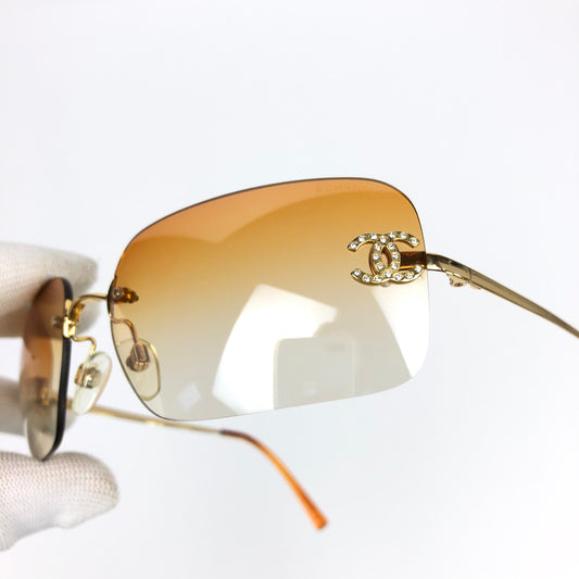 CHANEL RIMLESS SUNGLASSES