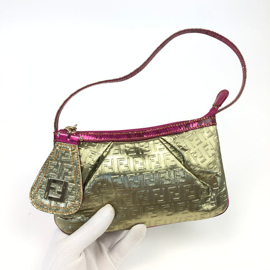 FENDI ZUCCA SHOULDER BAG