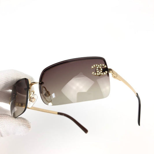 CHANEL RIMLESS SUNGLASSES