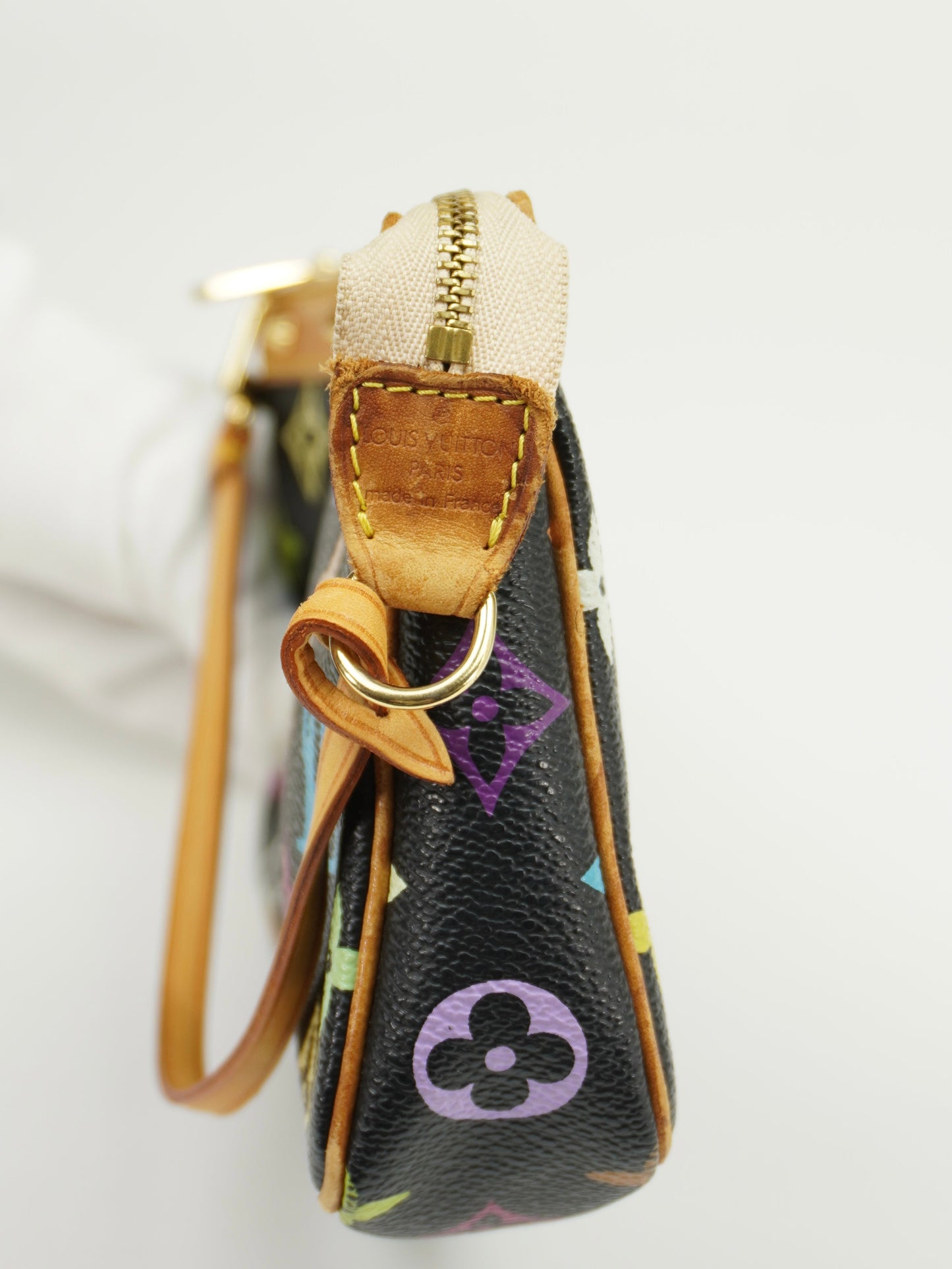 LOUIS VUITTON MULTICOLOR TAKASHI MURAKAMI POCHETTE BAG