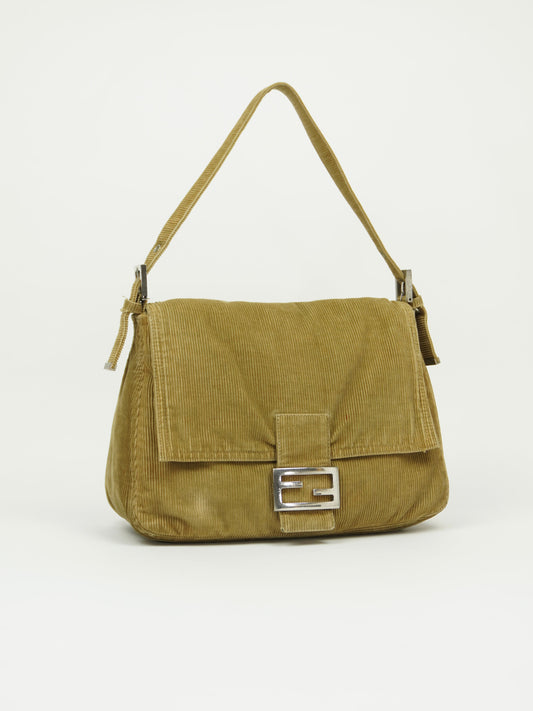 FENDI CORDUROY MAMA BAGUETTE