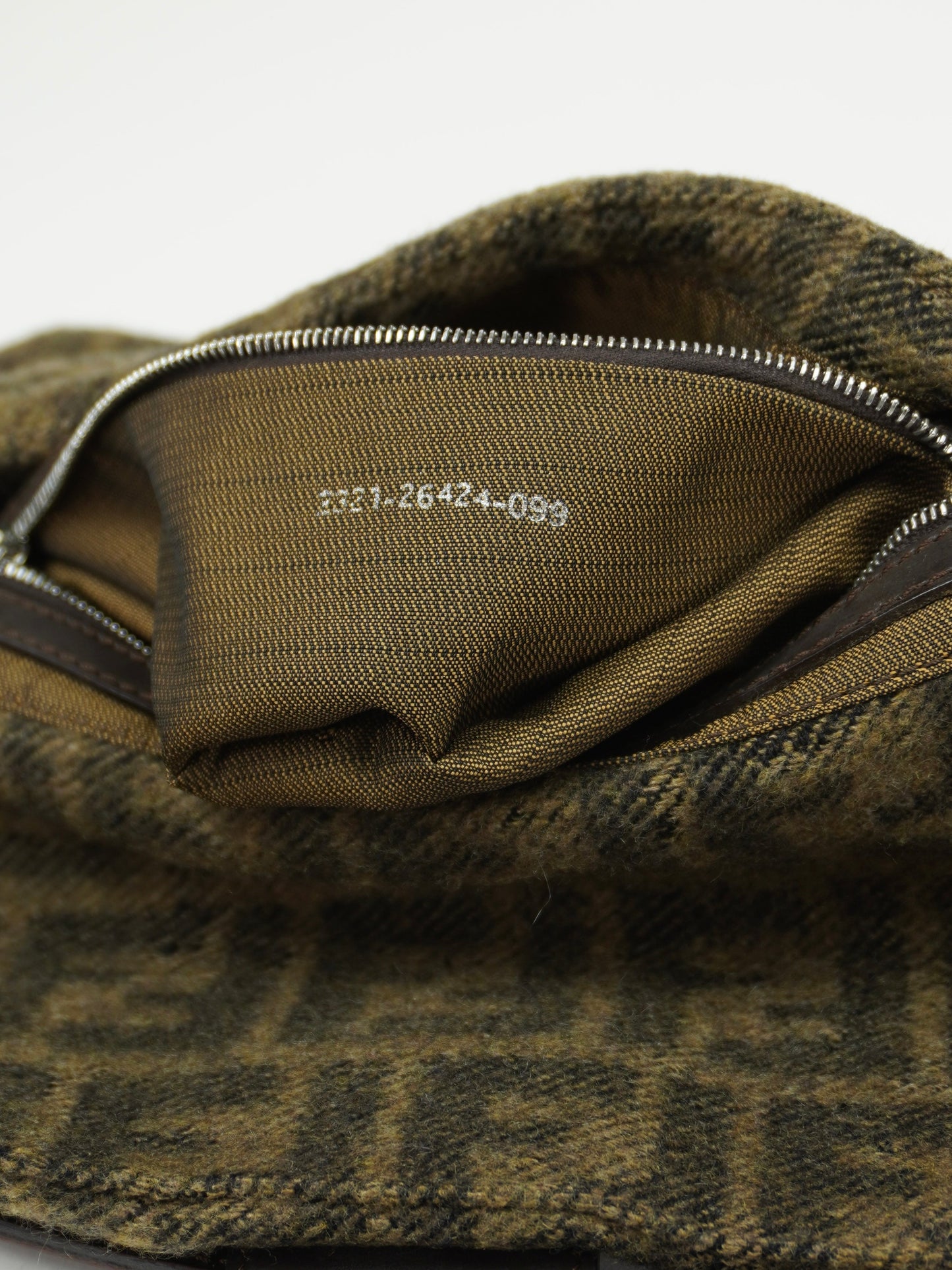 FENDI CASHMERE WOOL BAGUETTE