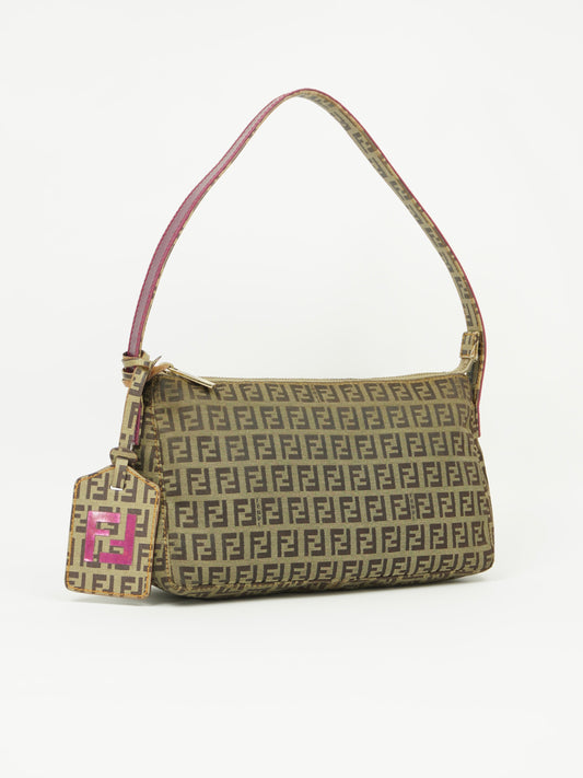 FENDI ZUCCA SHOULDER BAG