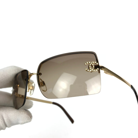 CHANEL RIMLESS SUNGLASSES