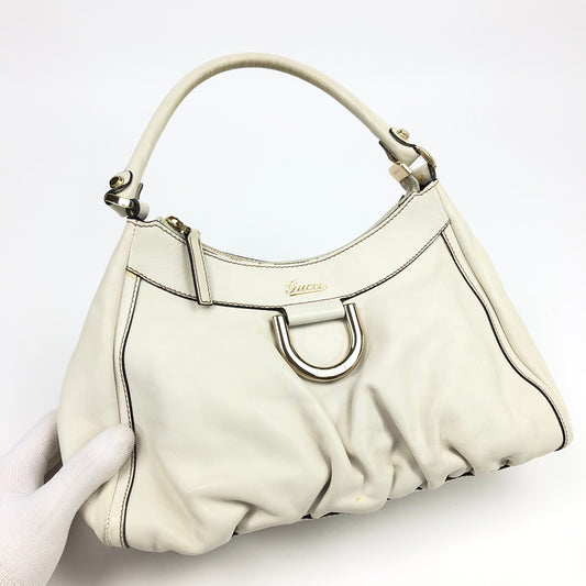 GUCCI ABBEY LEATHER SHOULDER BAG