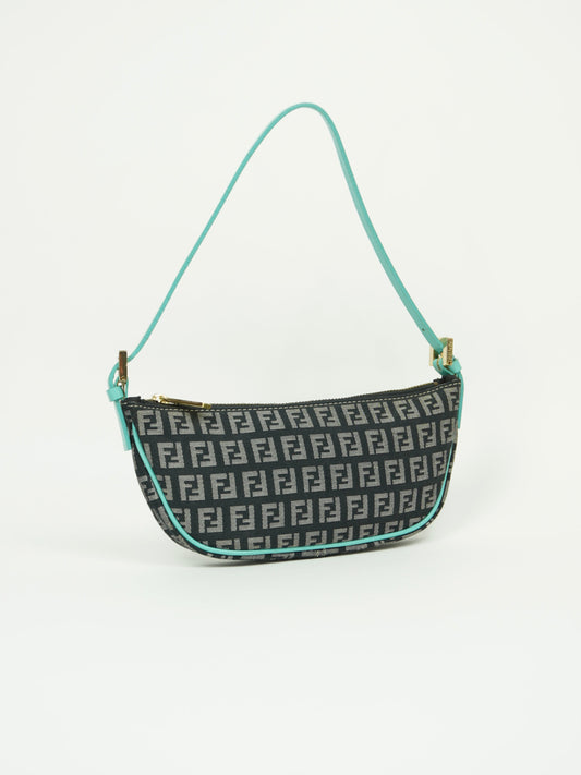 FENDI ZUCCA CRESCENT BAG