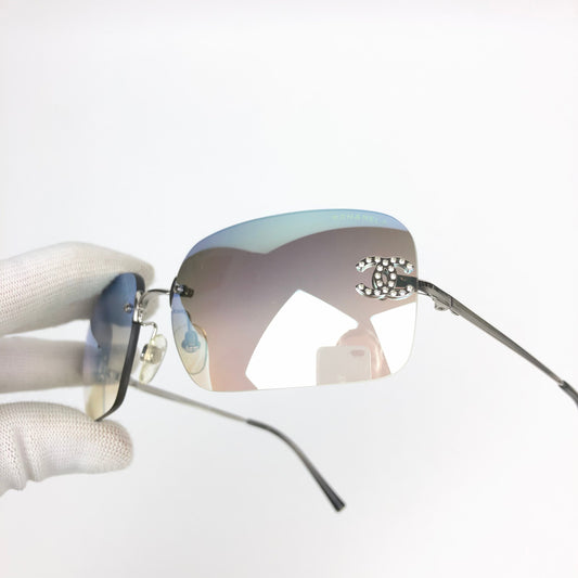 CHANEL RIMLESS SUNGLASSES