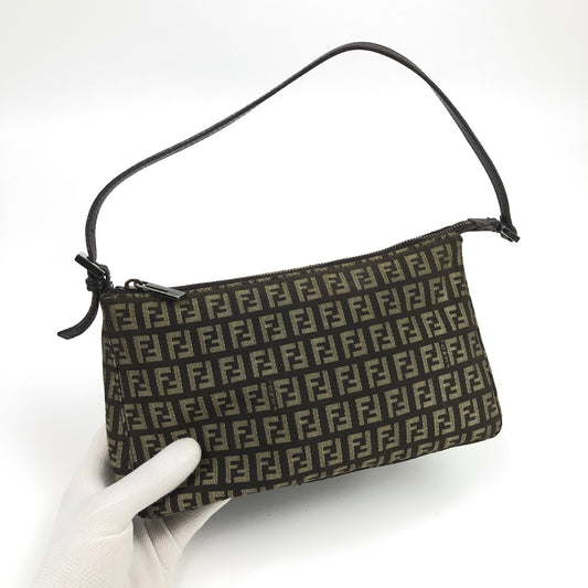 FENDI ZUCCA SHOULDER BAG