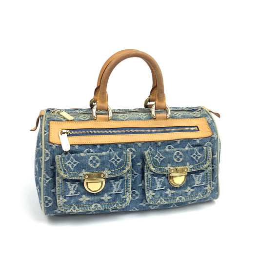 LOUIS VUITTON NEO SPEEDY DENIM BAG