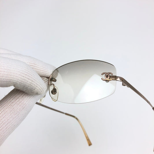 CHANEL RIMLESS SUNGLASSES