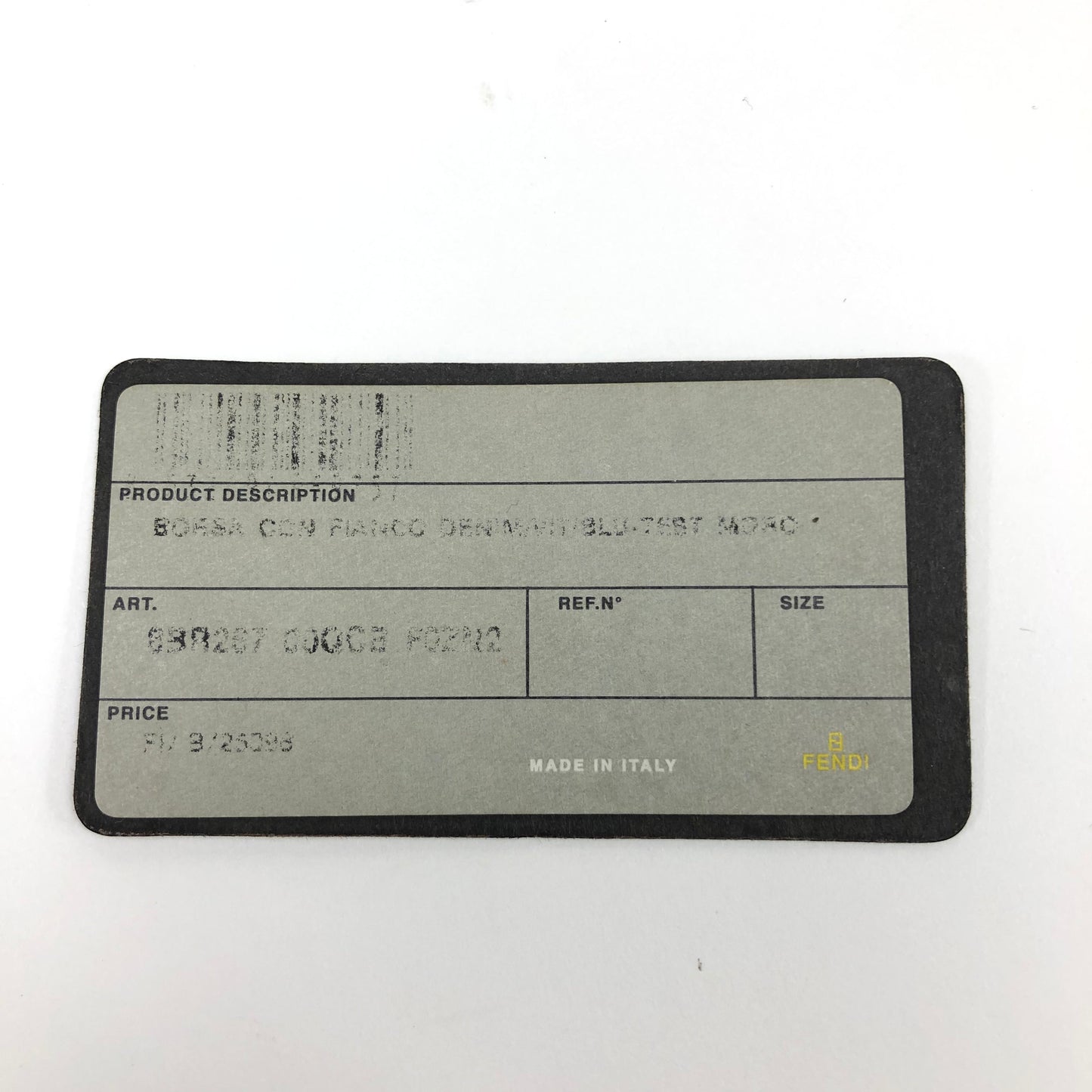 FENDI DENIM ZUCCA SHOULDER BAG