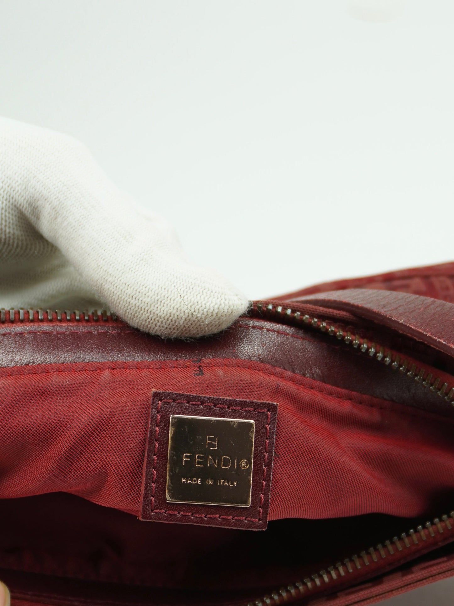 FENDI ZUCCA SHOULDER BAG