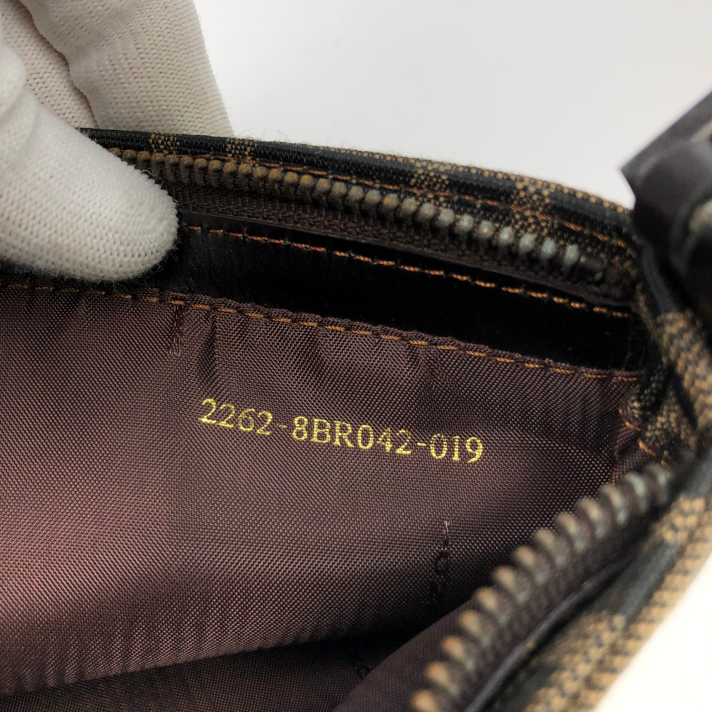 FENDI ZUCCA SHOULDER BAG