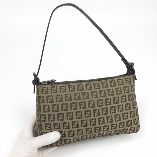FENDI ZUCCA SHOULDER BAG