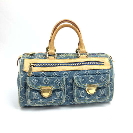 LOUIS VUITTON NEO SPEEDY DENIM BAG