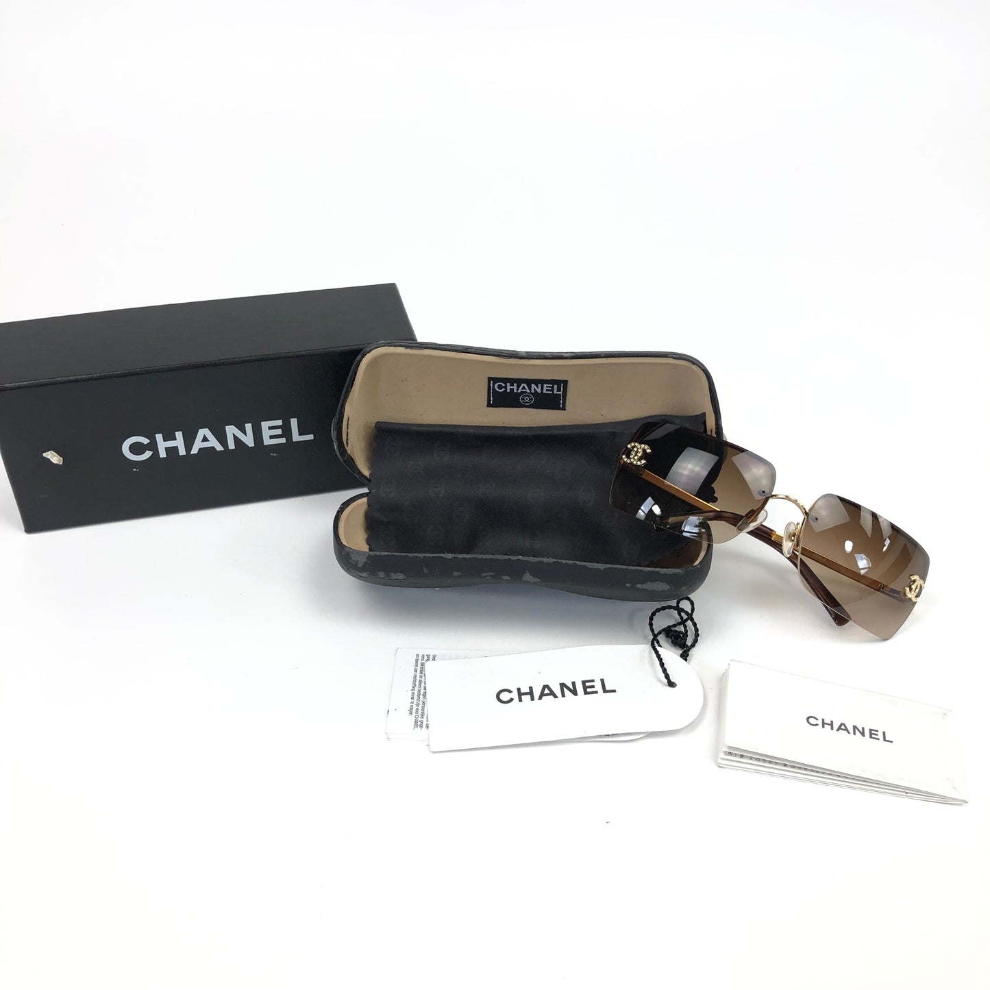 CHANEL RIMLESS SUNGLASSES