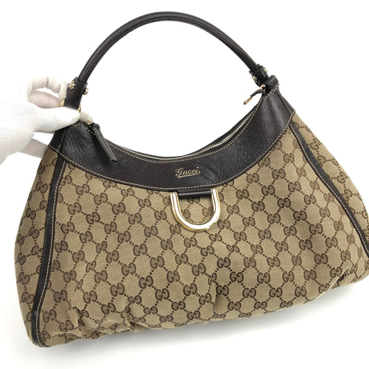 GUCCI MONOGRAM ABBEY BAG