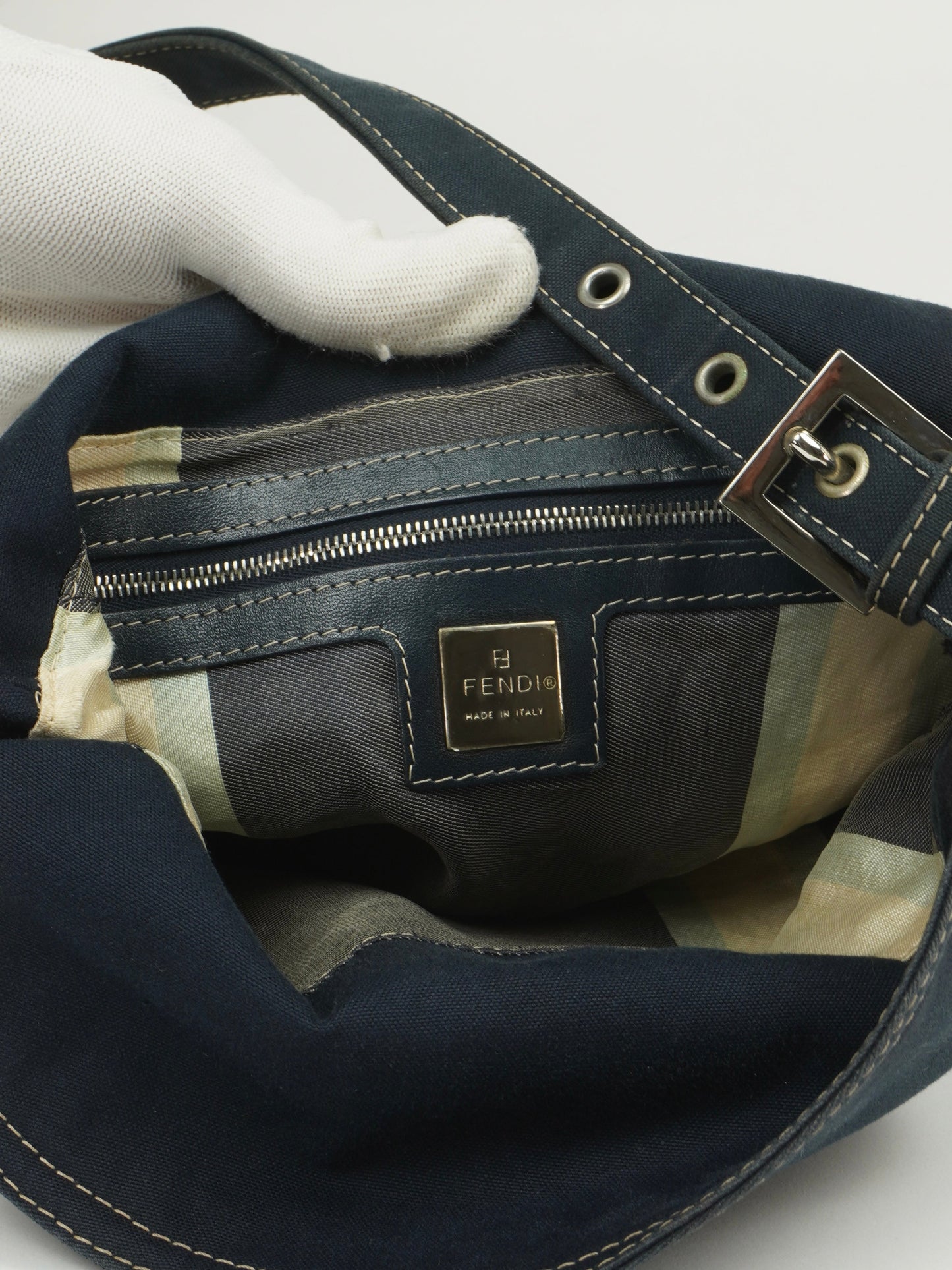 FENDI BAGUETTE WITH MARBLE BUCKLE