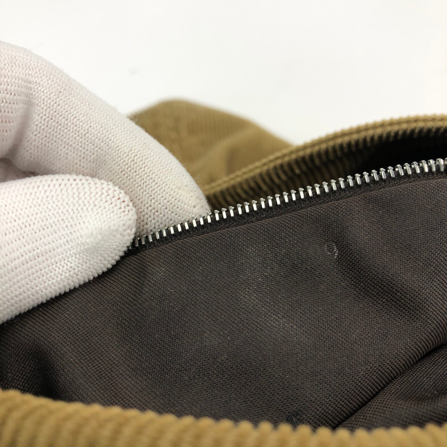 FENDI CORDUROY SHOULDER BAG