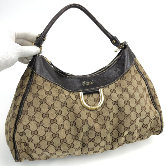 GUCCI MONOGRAM ABBEY BAG