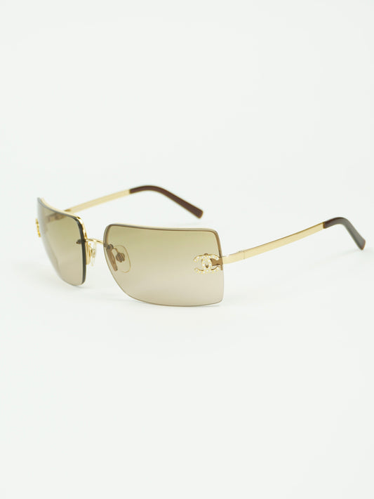 CHANEL RHINESTONE SUNGLASSES