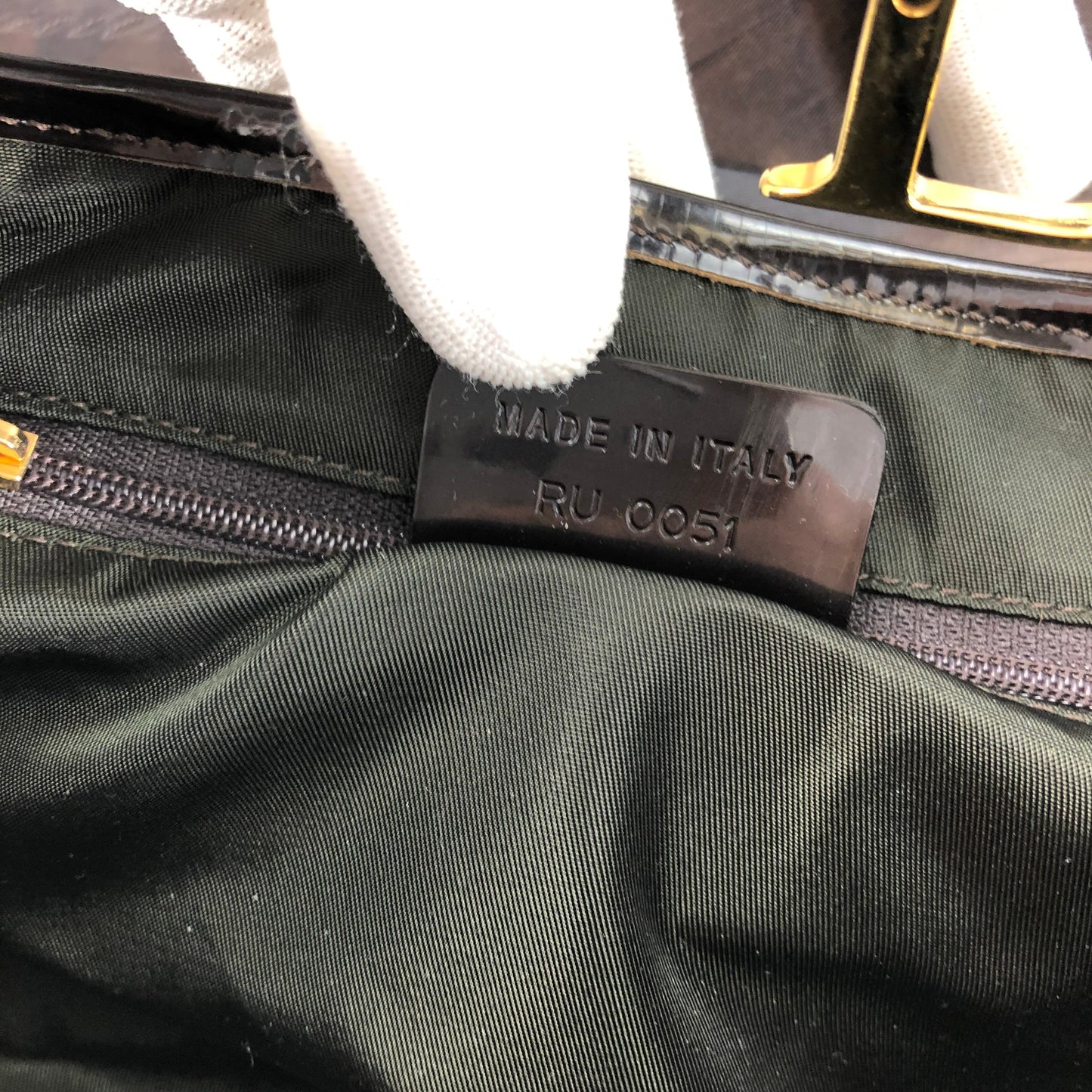 CHRISTIAN DIOR WATER COLOUR DOUBLE SADDLE BAG