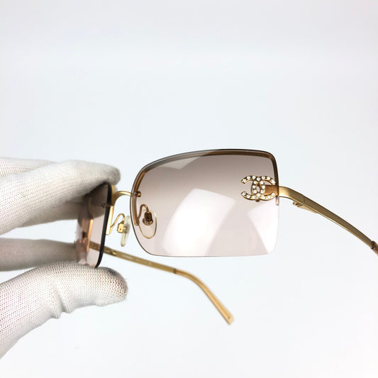 CHANEL RIMLESS SUNGLASSES