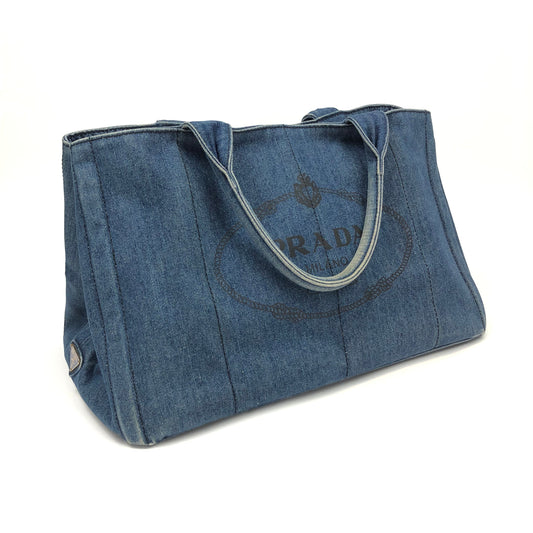 PRADA DENIM CANAPA BAG