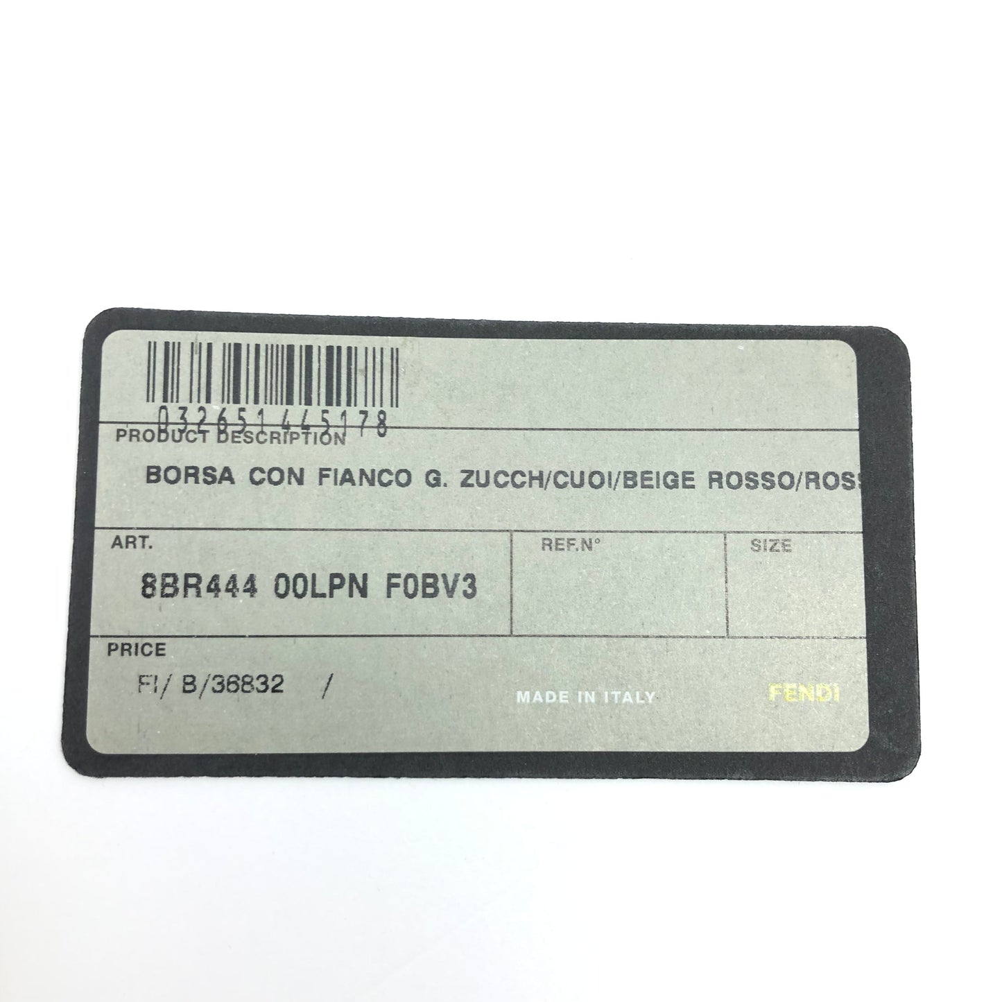 FENDI ZUCCA SHOULDER BAG