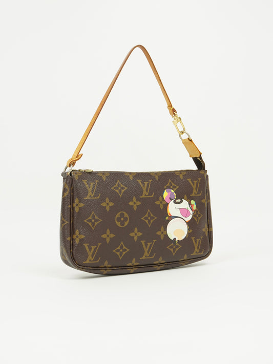 LOUIS VUITTON TAKASHI MURAKAMI PANDA POCHETTE BAG