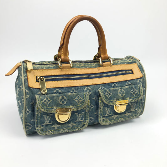 LOUIS VUITTON NEO SPEEDY DENIM BAG