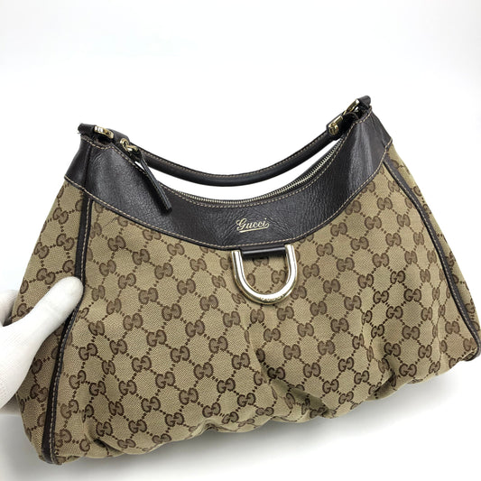 GUCCI MONOGRAM ABBEY SHOULDER BAG