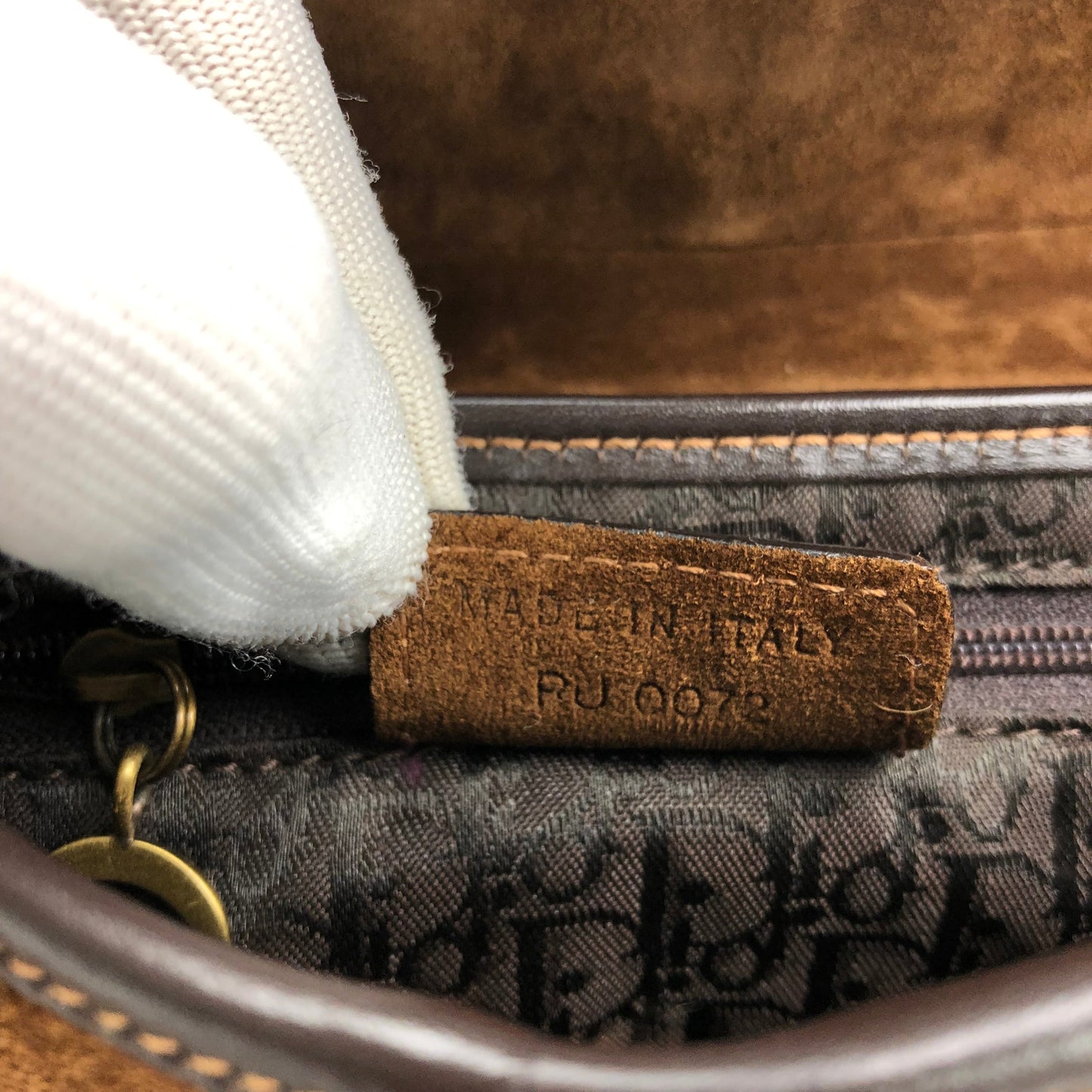 CHRISTIAN DIOR PONY HAIR SADDLE BAG