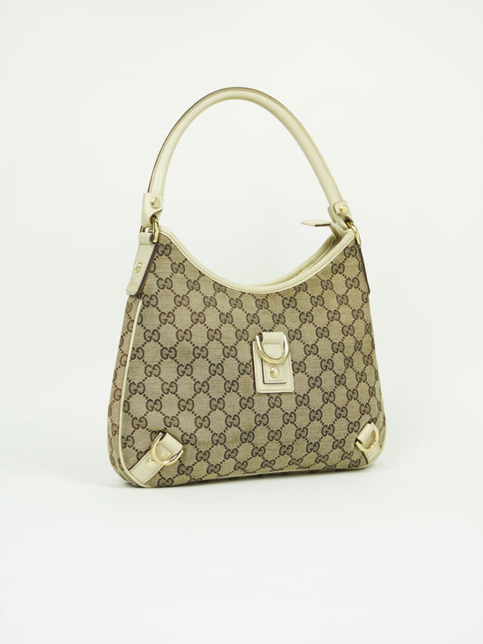 GUCCI MONOGRAM D RING BAG
