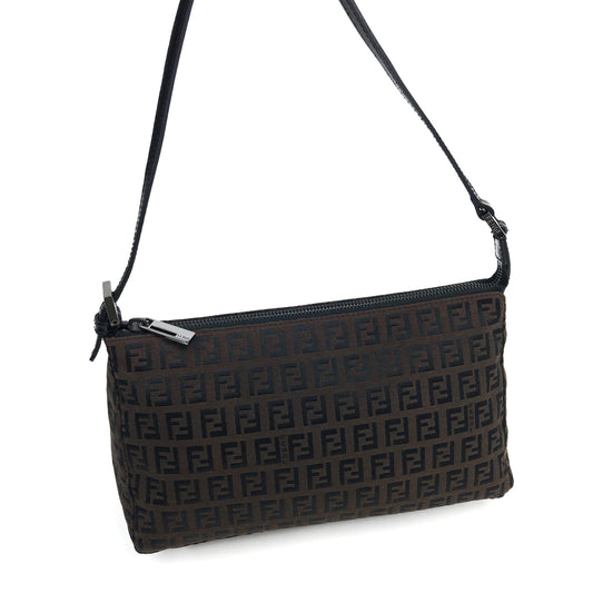 FENDI ZUCCA SHOULDER BAG