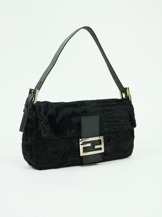 FENDI PERSIAN LAMB FUR BAGUETTE