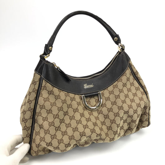 GUCCI MONOGRAM ABBEY BAG