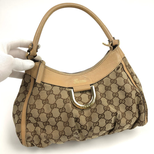 GUCCI MONOGRAM ABBEY SHOULDER BAG