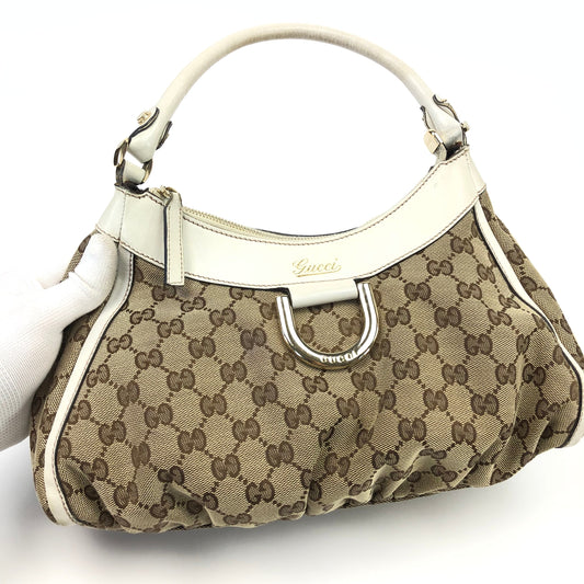 GUCCI MONOGRAM ABBEY SHOULDER BAG