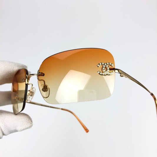 CHANEL RIMLESS SUNGLASSES