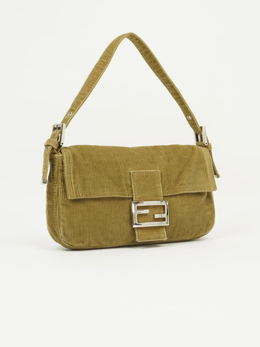 FENDI CORDUROY BAGUETTE