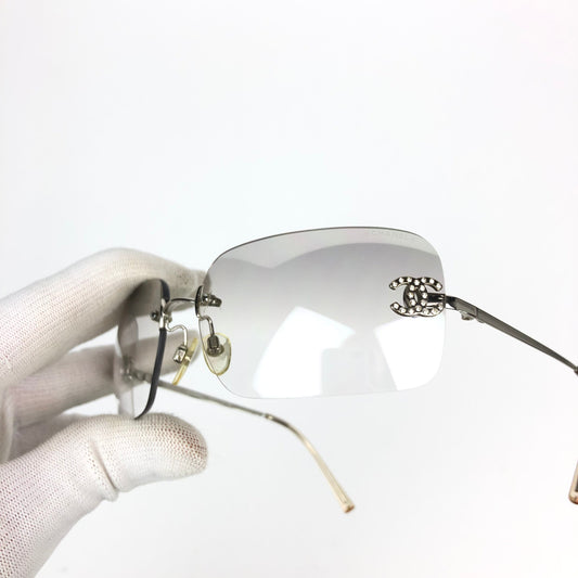 CHANEL RIMLESS SUNGLASSES