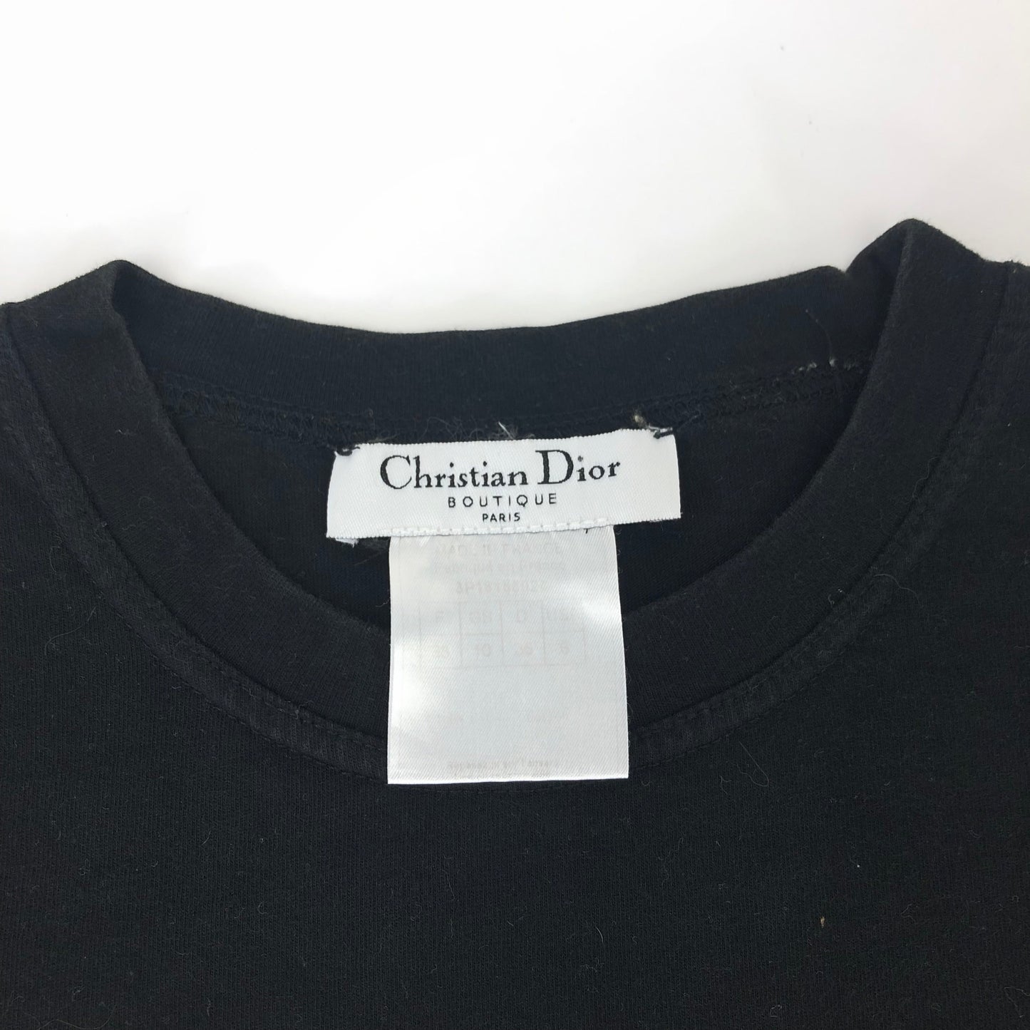 CHRISTIAN DIOR DENIM PRINT T-SHIRT