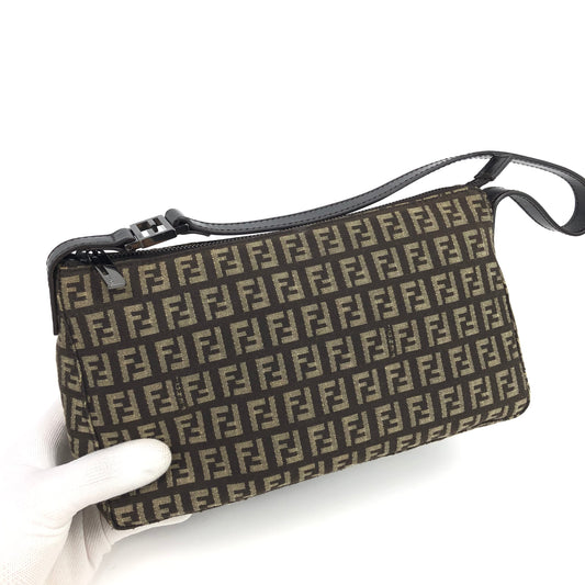 FENDI ZUCCA SHOULDER BAG