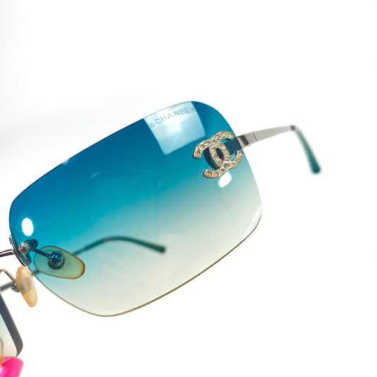 CHANEL RIMLESS SUNGLASSES