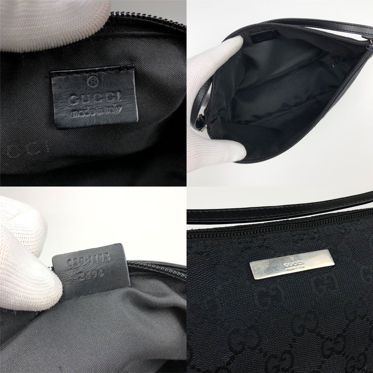 GUCCI MONOGRAM SHOULDER BAG